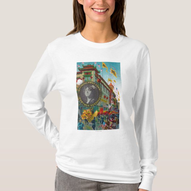 Chinatown parad för den Portola festivalen T-shirt (Framsida)