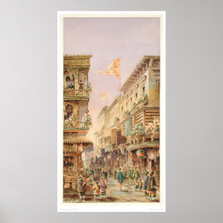 Chinatown San Francisco (nr 0108A) Poster