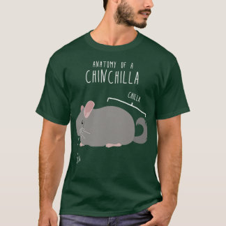 Chinchilla Anatomy 1 T Shirt
