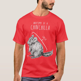 Chinchilla Anatomy T Shirt