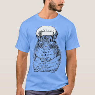 Chinchilla Animal Chef Funny Cooking Cook T Shirt