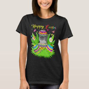 Chinchilla Blommigt Påskägg Funny Chinchilla Ea T Shirt