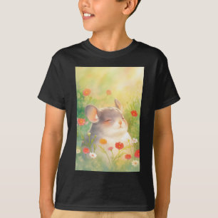 Chinchilla blomsterparadis t shirt