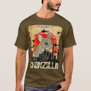 Chinchilla Chinzilla Retro Chinchilla Älskare Funn T Shirt