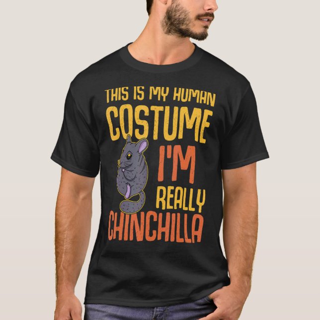 Chinchilla Cute Sutay Dust Pet Rodent 34 T Shirt (Framsida)