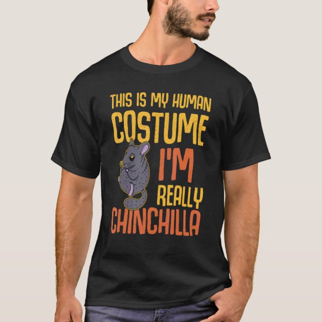 Chinchilla Cute Sutay Dust Pet Rodent 34 T Shirt (Framsida)