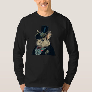 Chinchilla English gentlemen an Funny Pet Victoria T Shirt
