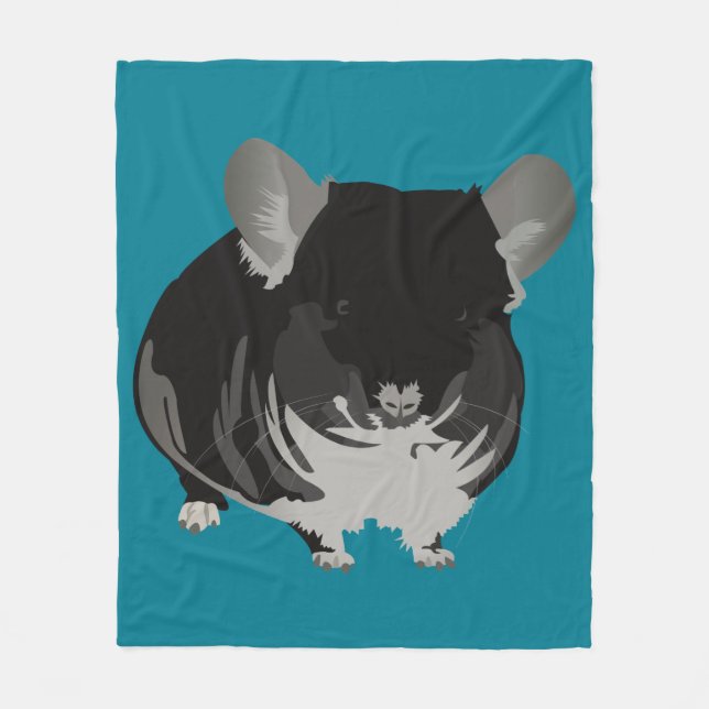 Chinchilla Fleecefilt (Framsidan)