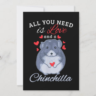Chinchilla Gift Funny Cute Pet Animal Lover Owner Julkort