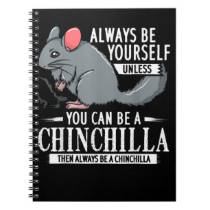 Chinchilla Gift Funny Cute Pet Anteckningsbok