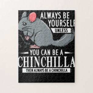 Chinchilla Gift Funny Cute Pet Pussel