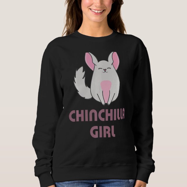 Chinchilla Girl Dam T Shirt (Framsida)