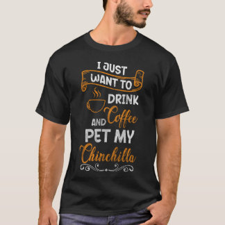 Chinchilla Gnagare Djurälskare Söt rolig T Shirt