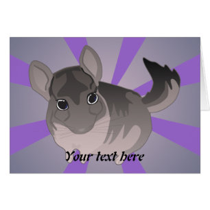 Chinchilla Hälsningskort