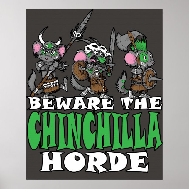 Chinchilla Horde Poster (Framsidan)