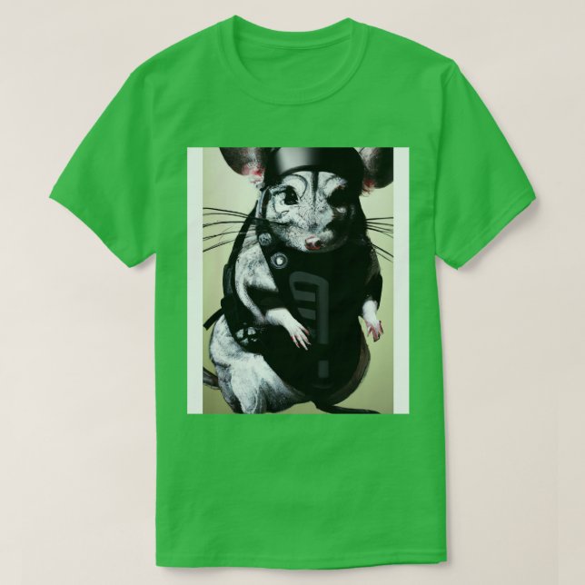 Chinchilla i en ninja-kostym 3 t shirt (Design framsida)