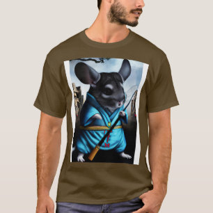 Chinchilla i en ninja-kostym 4 t shirt