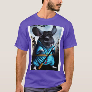 Chinchilla i en ninja-kostym 4 t shirt