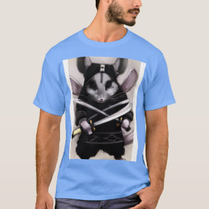 Chinchilla i en ninja-kostym t shirt