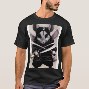 Chinchilla i en ninja-kostym t shirt