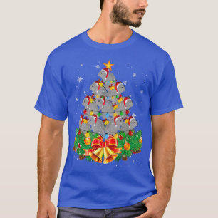 Chinchilla jul Ornament Träd Funny Chinchill T Shirt