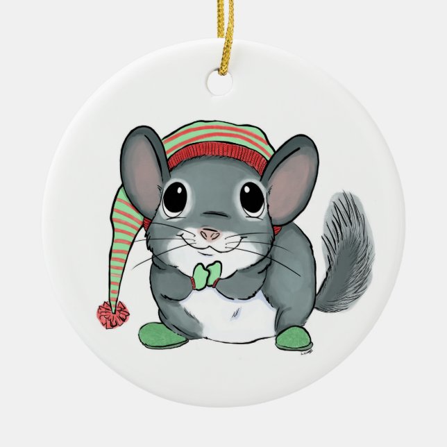 Chinchilla Julgran Ornament (Framsidan)