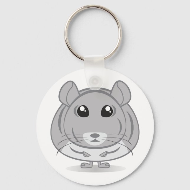 Chinchilla Keychain Nyckelring (Framsida)
