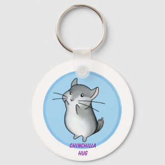 Chinchilla kram nyckelring