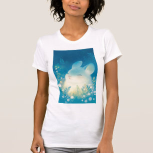 Chinchilla Lugna Blommig Tillflykt T Shirt