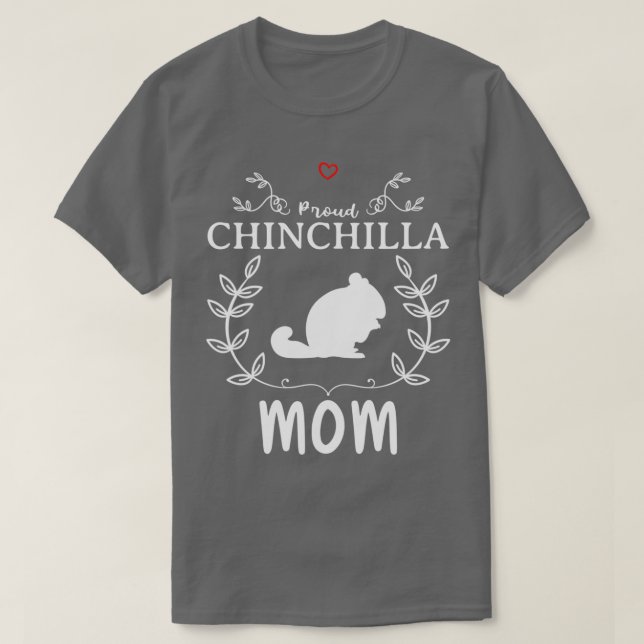 Chinchilla Mamma-finare design för gift 1 T Shirt (Design framsida)