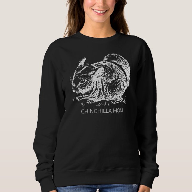 Chinchilla Mamma T Shirt (Framsida)