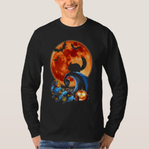 Chinchilla och Måne Halloween Costume Silhouette T Shirt