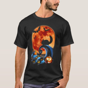 Chinchilla och Måne Halloween Costume Silhouette T Shirt