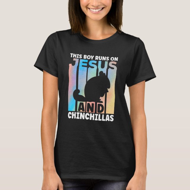 Chinchilla Outfit for Chinchilla Lovers Apparel fo T Shirt (Framsida)