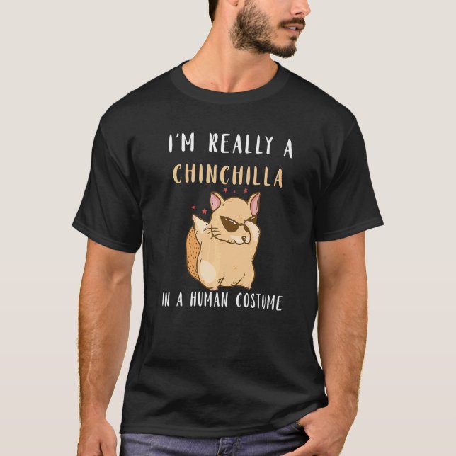 Chinchilla Party Dancing Summer Time Chinchilla P T Shirt (Framsida)