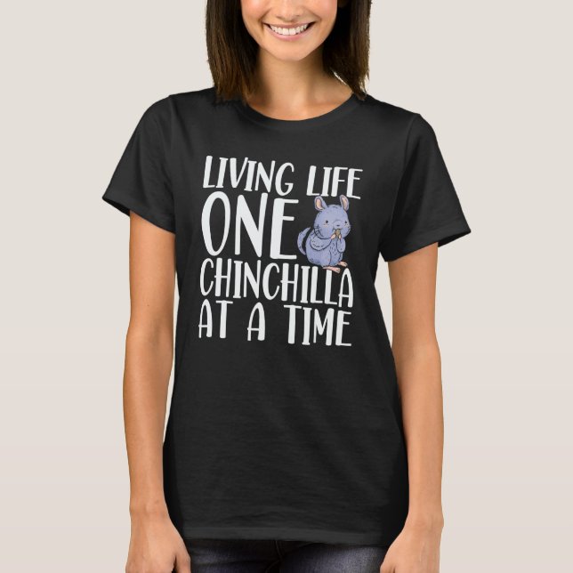 Chinchilla Pet Animal 8 T Shirt (Framsida)