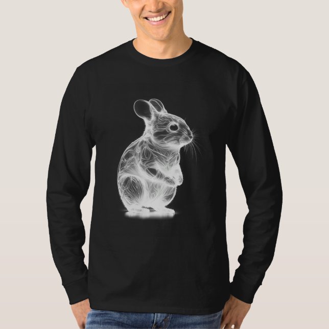 Chinchilla Spirit Animal  Chinchilla T Shirt (Framsida)