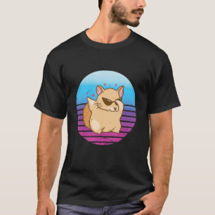 Chinchilla Sunglass Retro Vintage Chinchilla Pet O T Shirt