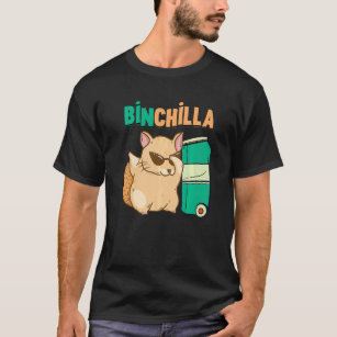 Chinchilla Trashbin Dance Chinchilla Pet Sunglass T Shirt