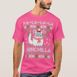 Chinchilla Ugly jul Chinchilla Älskare T Shirt