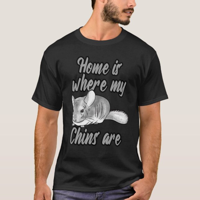 Chinchilla Voles Rodents T Shirt (Framsida)