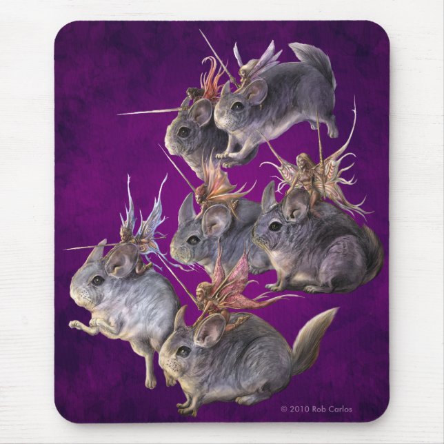 Chinchillakavalleri Mousepad Musmatta (Framsidan)