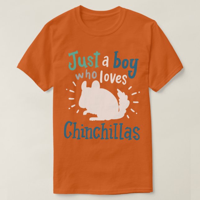 Chinchillas Chinchilla Älskare 4 T Shirt (Design framsida)