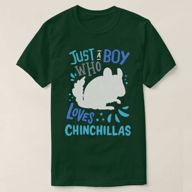 Chinchillas Chinchilla Älskare 5 T Shirt (Design framsida)