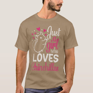Chinchillas Djurvaror Söt pojke T Shirt