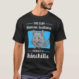 Chinchillas Human Costume Rodent Animal T Shirt