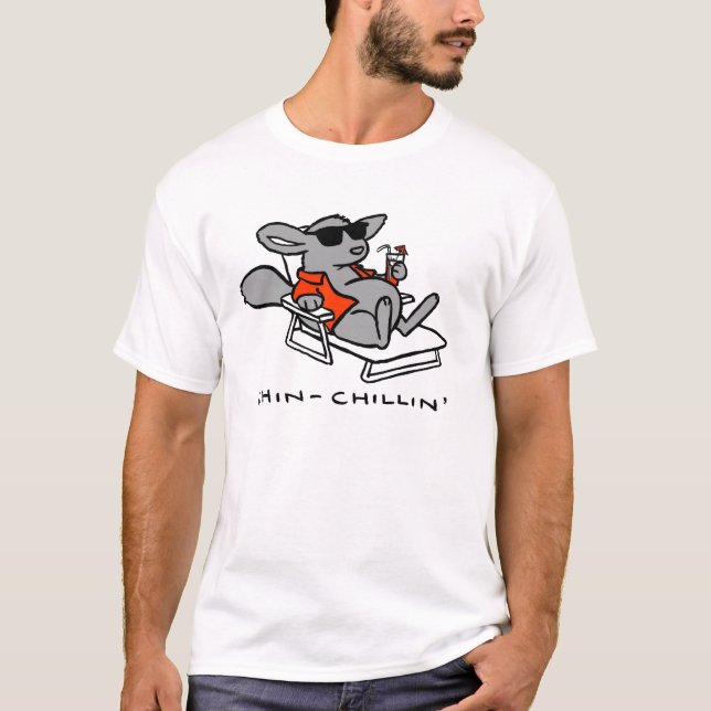ChinchillaskjortaHaka-chillin Tee Shirt (Framsida)