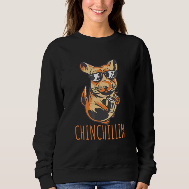 Chinchillin Chinchilla T Shirt (Framsida)
