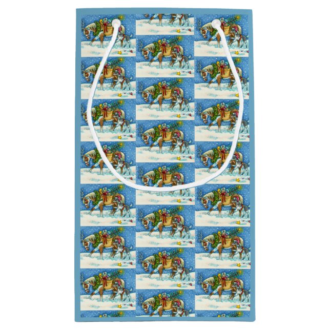 CHINCOTEAGUE CHRISTMAS PONIES, SLEIGH KLOCKOR & LE (Baksidan)