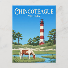Chincoteague National Wildlife Refuge USA Vykort